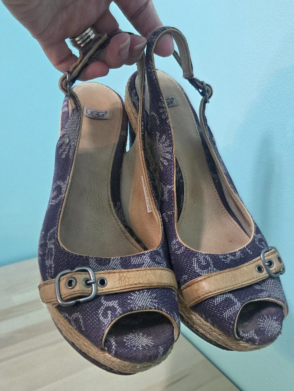 Ugg WEDGES SIZE 8 In Great Condition VINTAGE UGG Y2K Wedges 90s